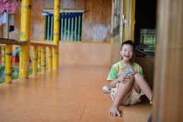 CVBF boy smiling, by Frank McKenna